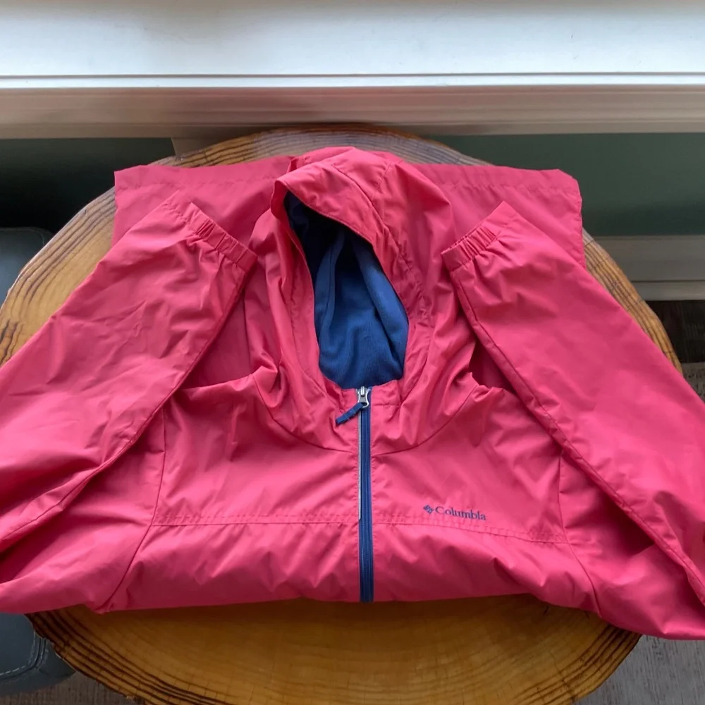 Columbia Rain-zilla Fleece-lined Rain Jacket Unisex Big Kid Youth XL